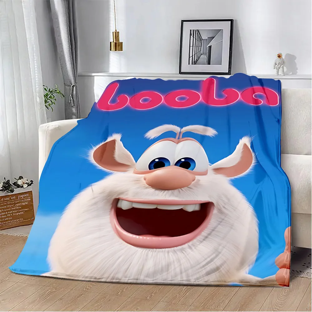 Cartoon Funny Cute B-Booba Printed Blanket Picnic Blankets Warm Blanket Soft and Comfortable Blanket Home Travel Birthday Gift 3