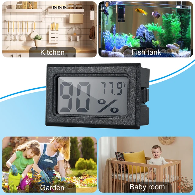 Accurate Digital Thermometer And Hygrometer With Lcd Display And