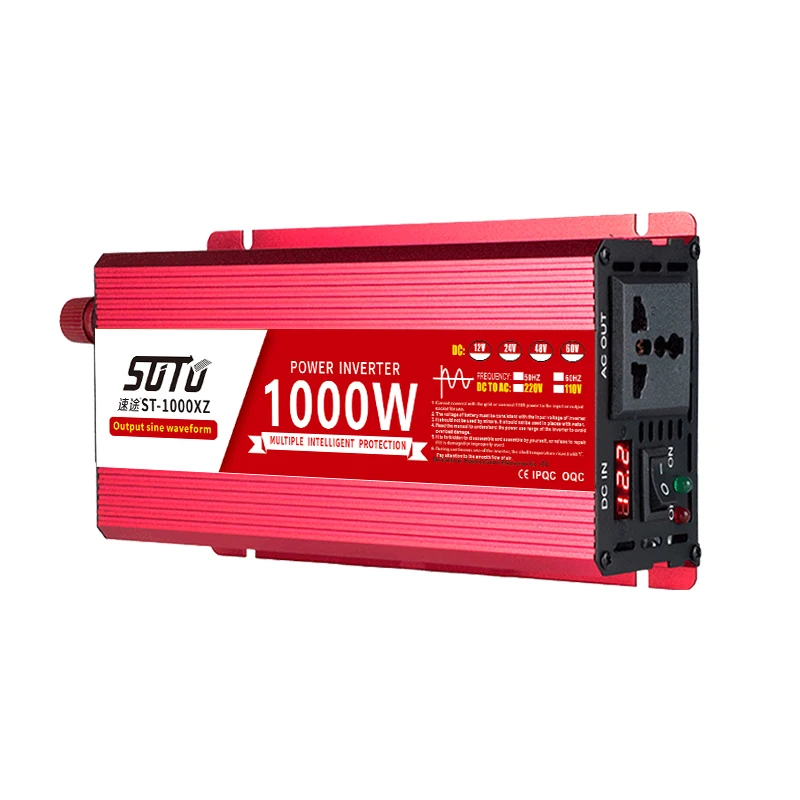Sine Wave Inverter 12V to 220V 1600W 2200W 3000W 4000W DC to AC Voltage Converter