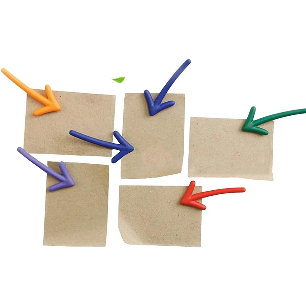 6/12pcs Arrow Shaped Fridge Magnets Removable Message Stickers Decorative Fridge Magnets Kitchen Whiteboard Message Stickers 5