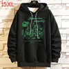 Spring Autumn Long sleeved Hoodies for men printed hoodie plus size trendy loose jacket 200kg 15xl sweatshirt tracksuit men 1