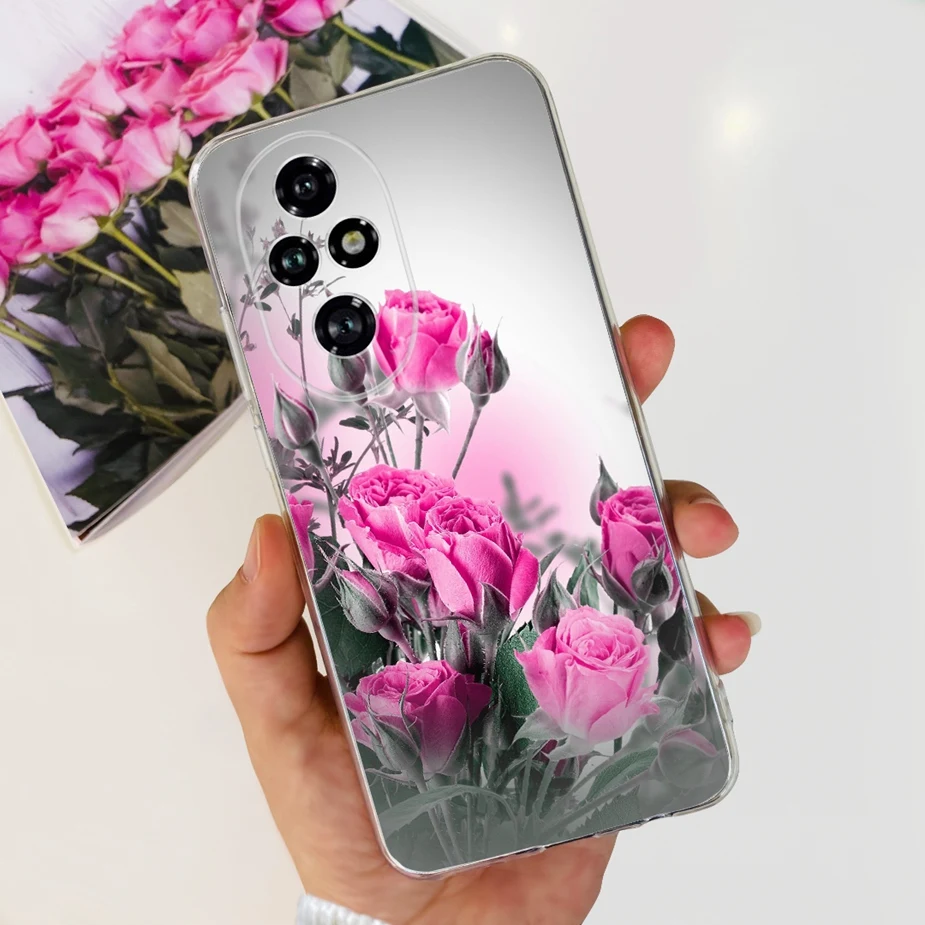 Cute Cat & Butterfly Painted Soft Silicone Phone Case -