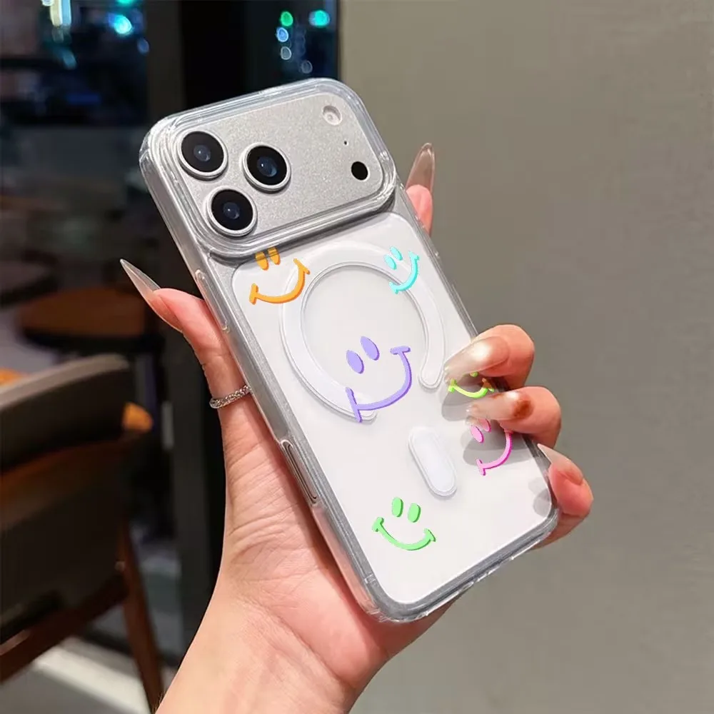 Dopamine Smile Wireless Charging Phone Case with MagSafe Cover
