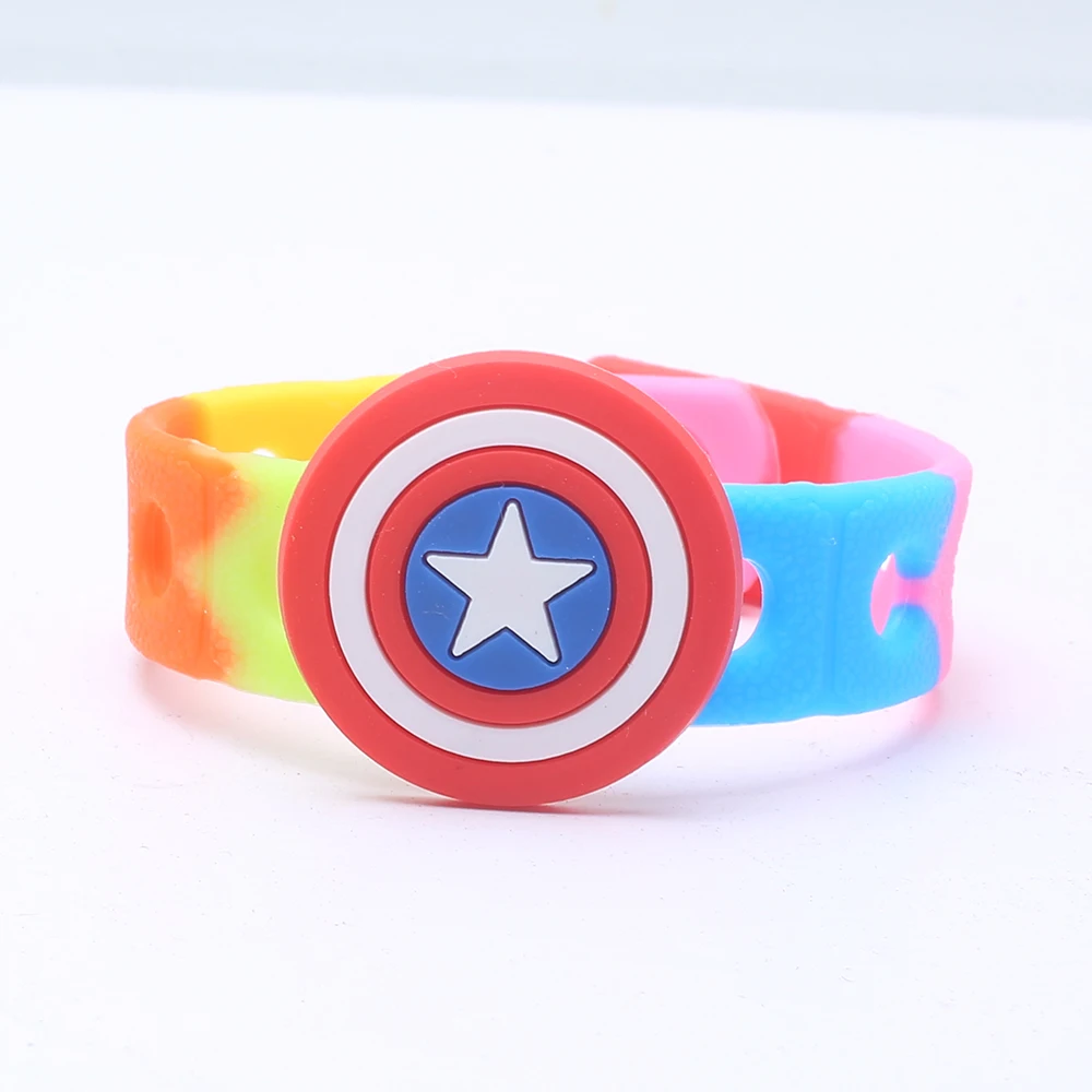 Shoe charms shoe decorations The Avengers Charms Shoe Decorations PVC Accessories Fit Clog Shoes Wristbands Party Gifts