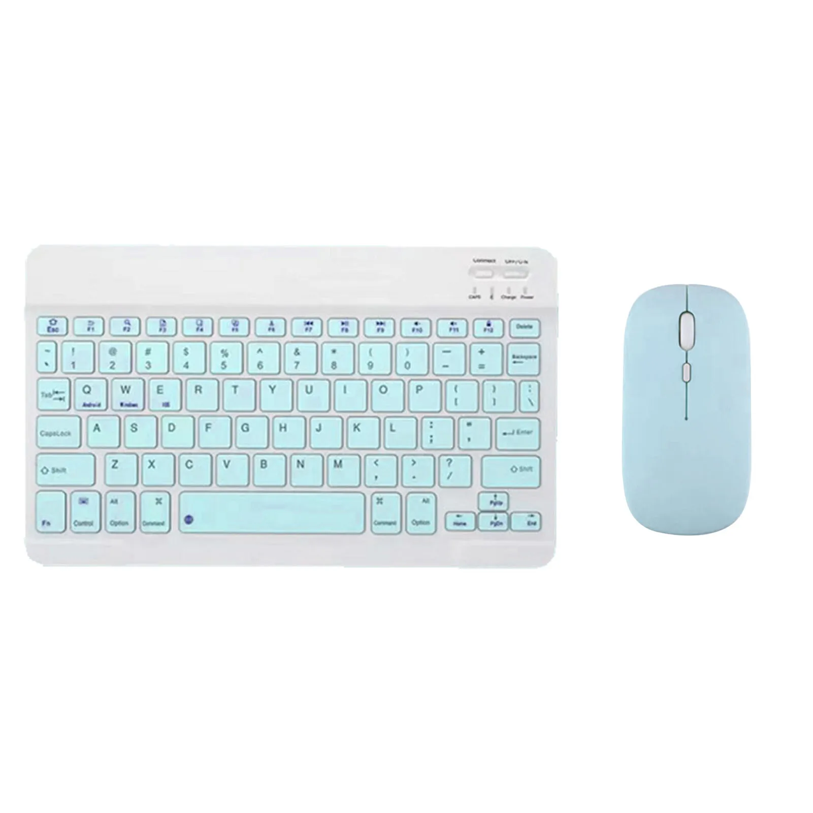 10inch Wireless Keyboard And Mouse Portable Keyboard For Laptop PC Tablet Mini Blue tooth Keyboard With Mouse For Android IOS keyboard desktop Keyboards