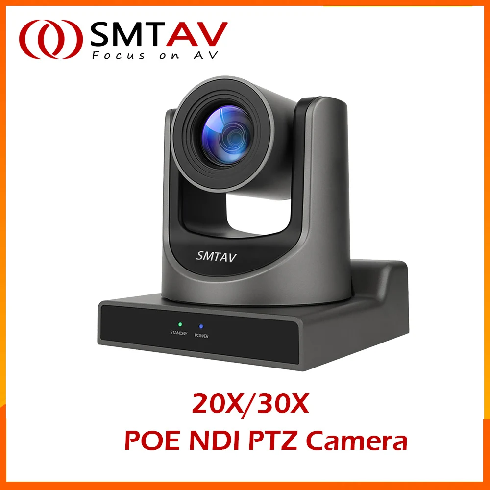 Smtav Ai Inseguimento Ndi | Hx Telecamera Ptz 20X 30X Telecamera Di Video Conferenza Con Poe Hdmi Sdi Uscita Usb Ptz Chiesa Di Trasmissione