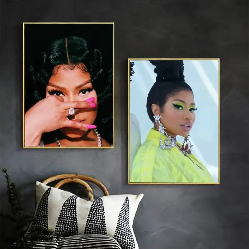 Nicki Minaj Romanreloaded Music Rapper Album Poster Carta Kraft Vintage Poster Wall Art Painting Stickers Big Szie Wall Painting