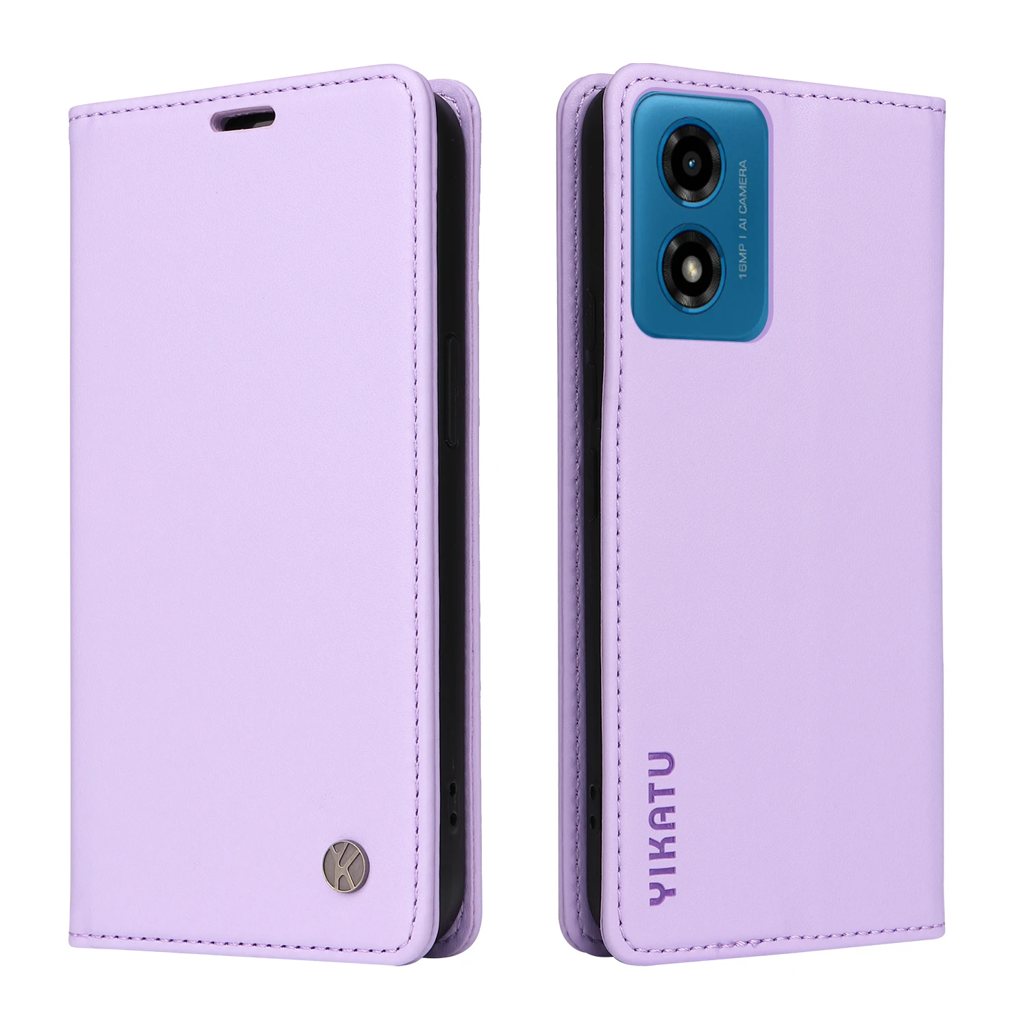 Magnetic Leather Wallet Flip Cover Case - Ultra Slim Design