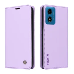 Magnetic Leather Wallet Flip Cover Case - Ultra Slim Design for Motorola Moto G15 Power (PL)