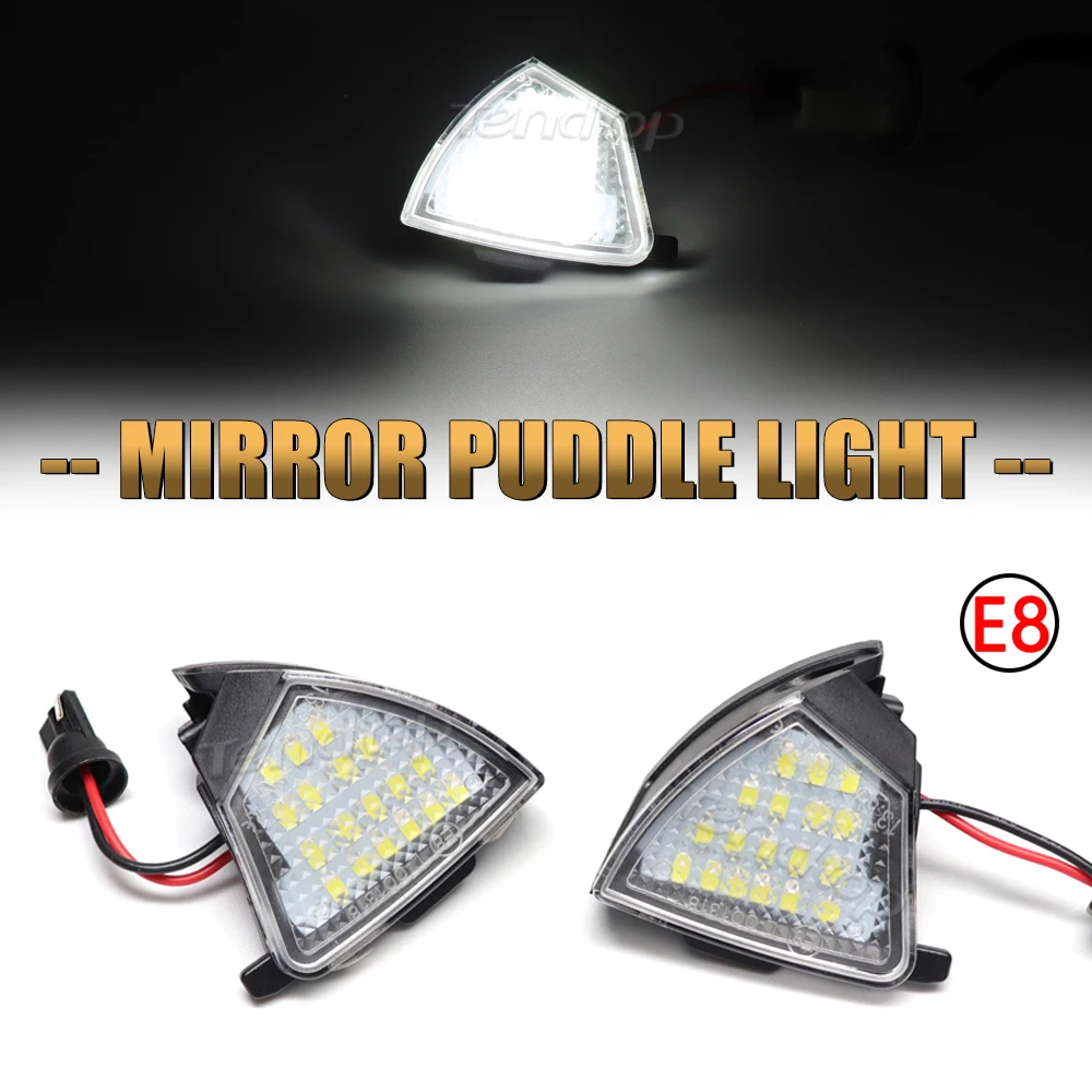 2 Pz Canbus Led Sotto Il Modulo Luce Pozzanghera Specchio Laterale Per Vw Golf 5 Gti Mk5 Mkv Passat B6 Cc Eos Golf 5 6 Variante Sharan Mk2 7N