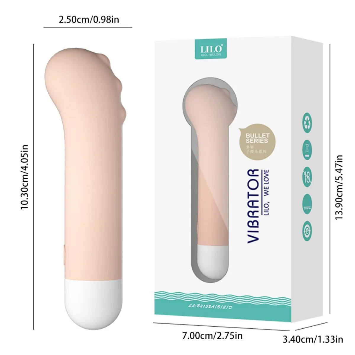 Laile Elf Family Vibration Stick Dudu Stick Bobo Head Baby Long Stupid Bear Charging Massage Stick Female Sex