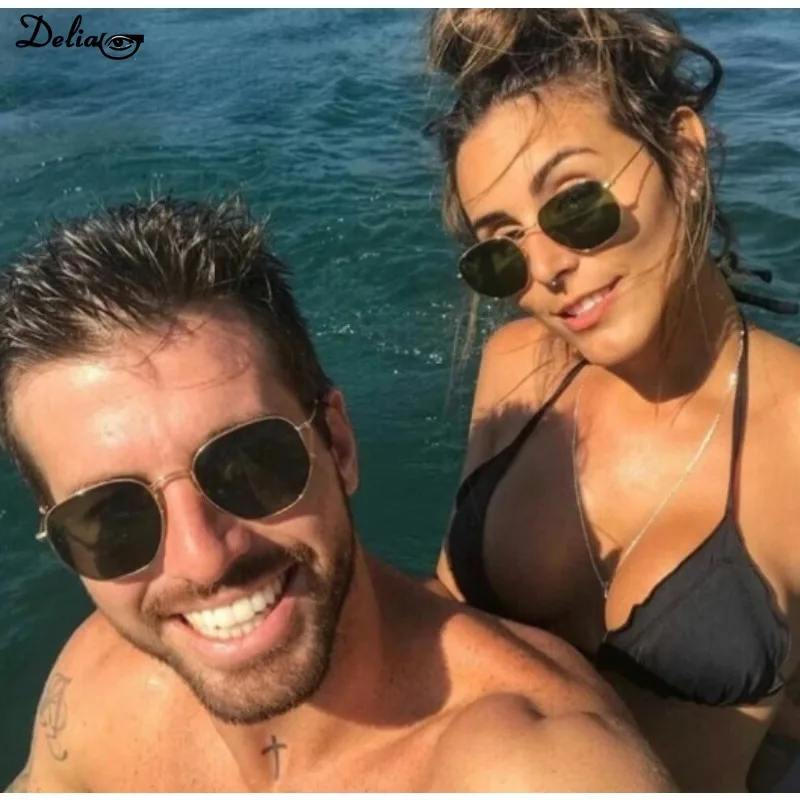 

Sunglasses Women Mirror Retro Sun Glasses Luxury Vintage Female Black Oculos UV400 AC Square Frame Glasses Luxury Vintage Glass