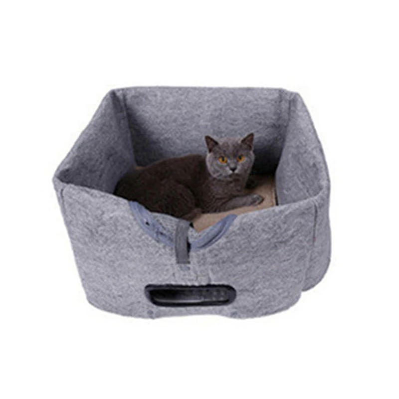 여행 중 사용할 수 있는 다용도 고양이 침대는 애완동물에게 안전한 휴식 공간을 제공합니다.