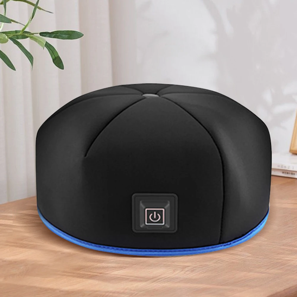 Red Light Hair Growth Cap Red Light Therapy Cap Rechargeable Hair Regrowth Beanie Full Scalp for Loss Treatments