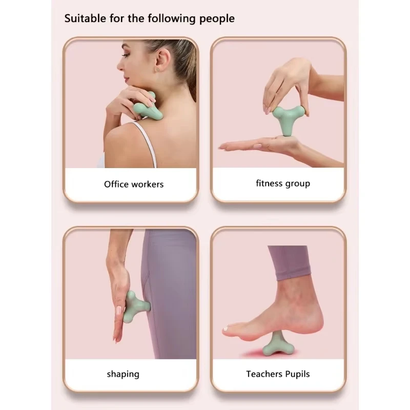Four Corner Fascia Ball Plantar Ball Massage Shoulder Neck Waist Hand Muscles Lactate Exercise Relaxation Meridian Fitness