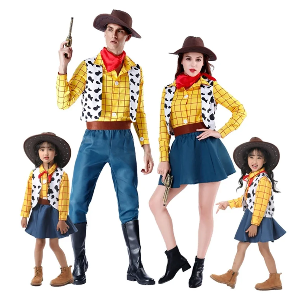 Halloween Carnival Party Toy Cosplay Story Woody Costume Stage Performance Cowboy Fancy Dres