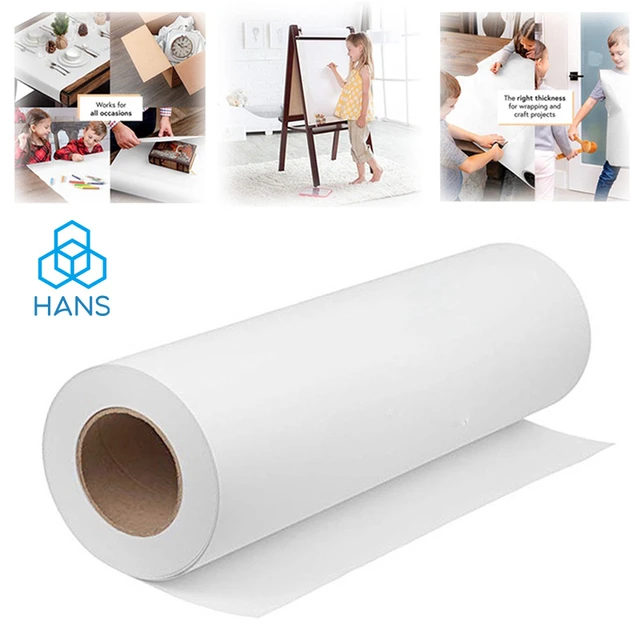 Black White Brown Kraft Paper Roll 30 Meters Natural Recyclable