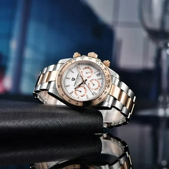 Or 1644 PAGANI DESIGN 2025 nouvelles montres pour hommes Top marque de luxe hommes montre-bracelet à Quartz hommes montre hommes chronographe étanche 2
