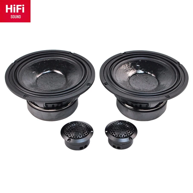 Car Set Speaker RP6A  6.5 Inch Car Front Door Speaker Modified With High And Low Pitched Speaker Bass Twetterr 1