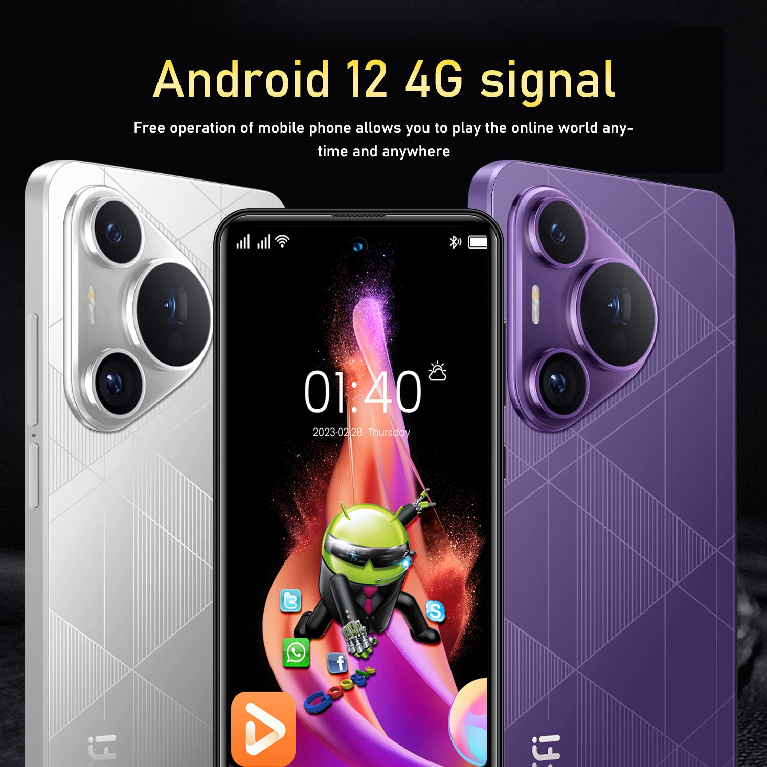 ミニスマホ 3.5inch IPS画面 フェイスアンロック 4Gケータイ 3GB RAM