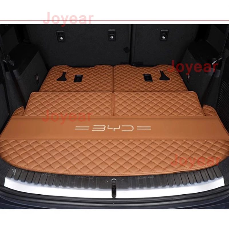 

For BYD Tang DMI DMP EV 2023 Car Rear Trunk Mat Boot Cargo Liner Pat Cover Tray Scratch Proof Protective Interior Accessories