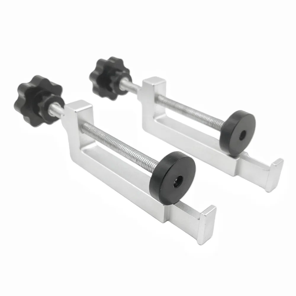 Quick Screw Guide Rail Clamp for MFT and Guide Rail System,Universal Table  Clamps Aluminum Alloy T Slot G Clamp