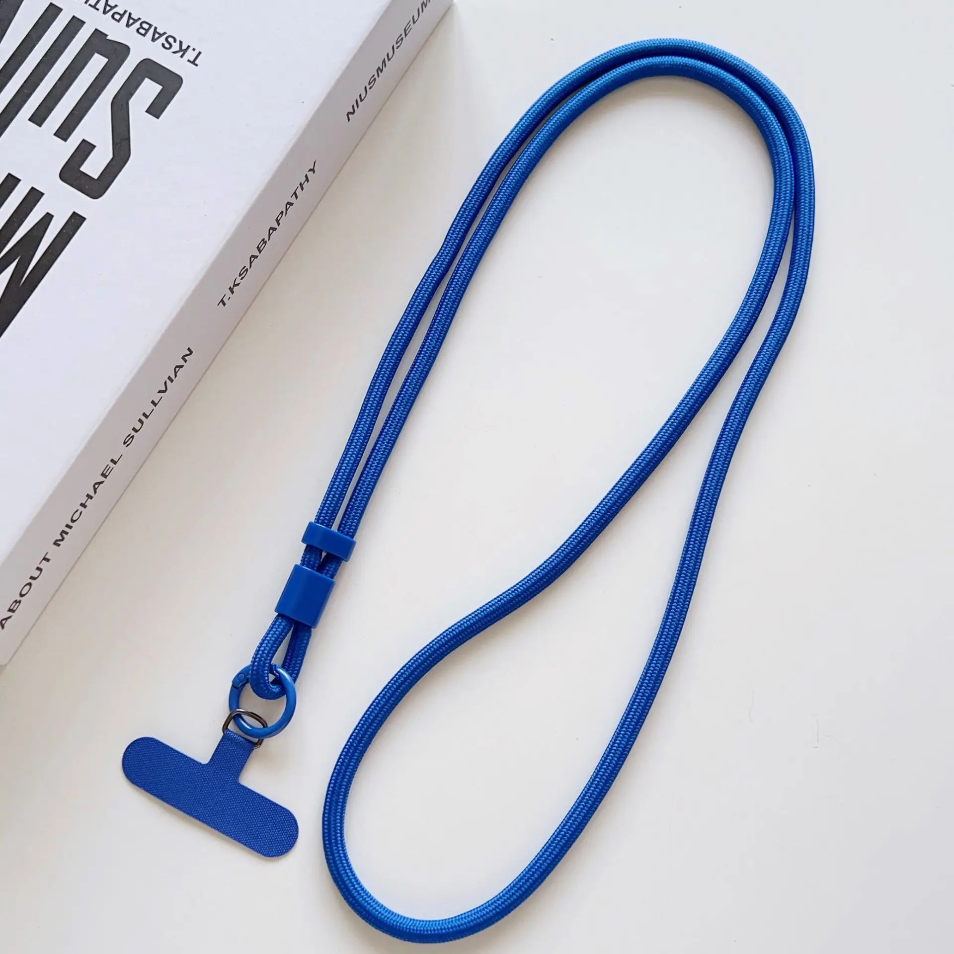 Elegant Crossbody Phone Lanyard with Keychain Charm - Stylish and Functional Accessory