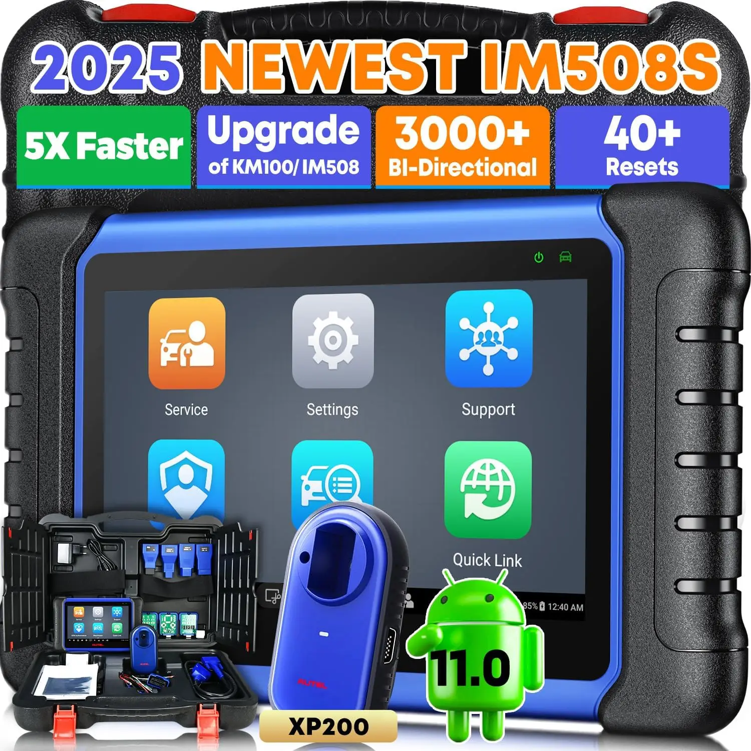Autel MaxiIM IM508S programmeur clé Scanner OBD2 XP200 clé Fob outils de programmation tout-en-un Diagnostic automatique 2 ans mise à jour gratuite