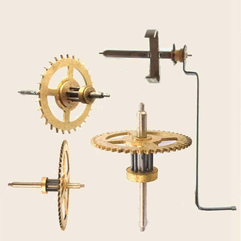 Retro Wall Clock Accessories Mechanical Clock Wheel Two Wheeled