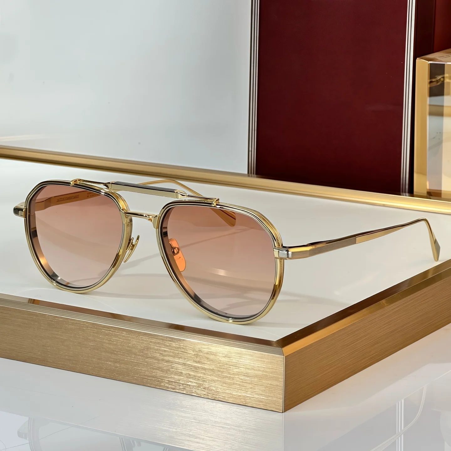COMMANDER 56-19 Top Quality Sunglasses for Men and Women Classic Punk Luxury Acetate Titanium Designer Sunglasses Frames