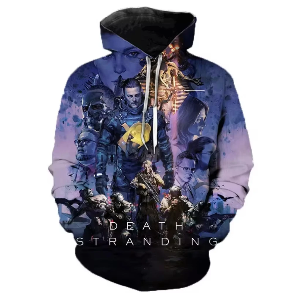 thumbnail image 1 of Popular Game Death Stranding 3D Printed Men's Hoodie Casual Long Sleeves Oversized Outdoor Pullover Sweatshirt Unisex Clothing, 1 of 4