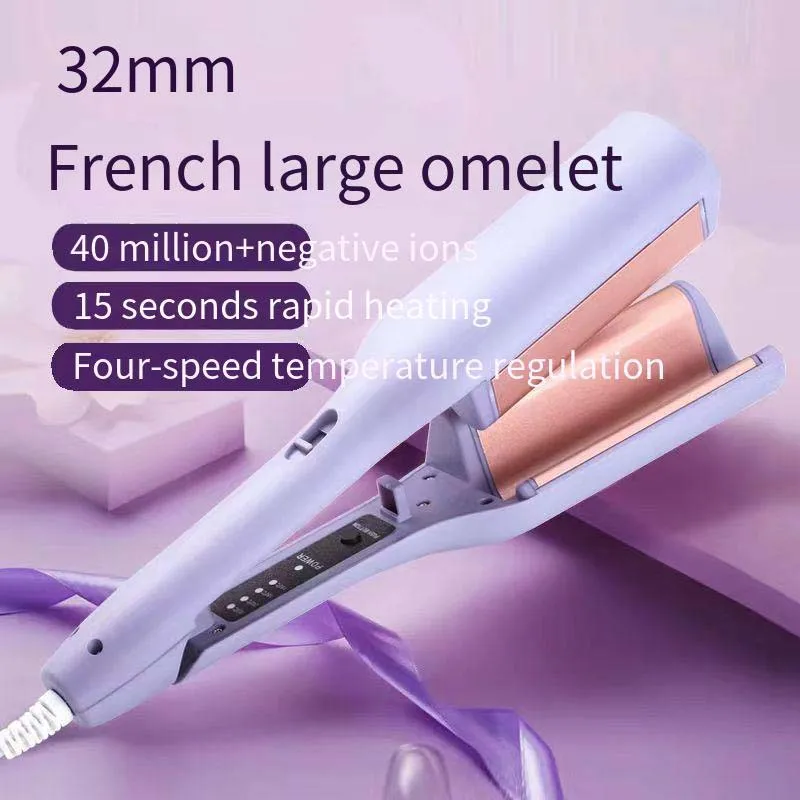 Foldable Lcd Display Hair Styling Ceramic Irons 3 Barrel Electric Curler hair curler hair iron
