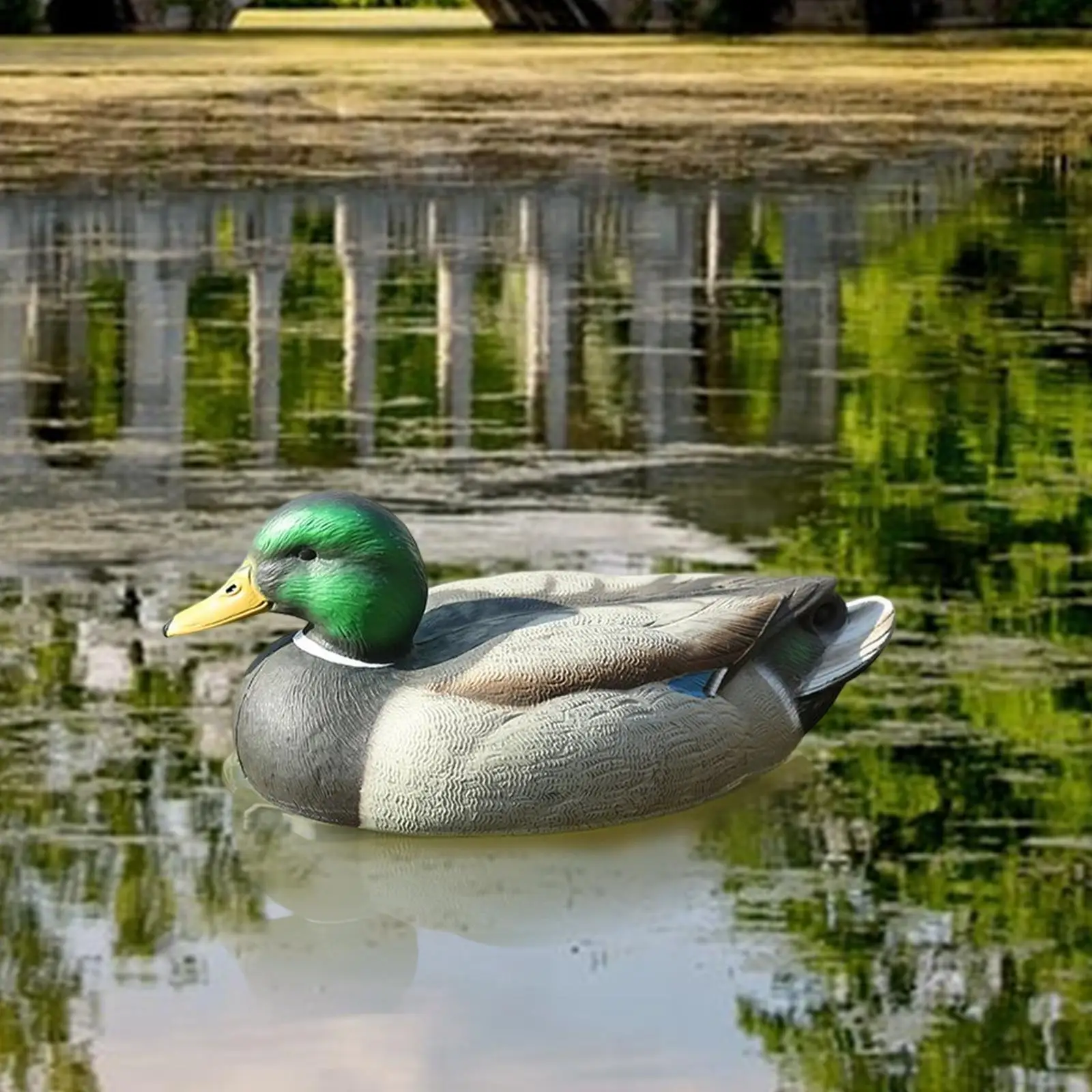 Plastic Duck Decoy Mallard Female Duck Floating Decoy Plastic Duck Decoy Mallard Female Duck Floating Decoy