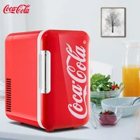 6L Mini Refrigerator Coca-Cola Multifunction Cosmetic Dormitory Warmer Cooler Fridge for Home Car Small Portable Fridge 12V/220V 1
