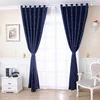 Shiny Stars Children Cloth Curtains For Kids Boy Girl Bedroom Living Room Blue/Pink Blackout Cortinas Custom Made Drape wp123#45 6