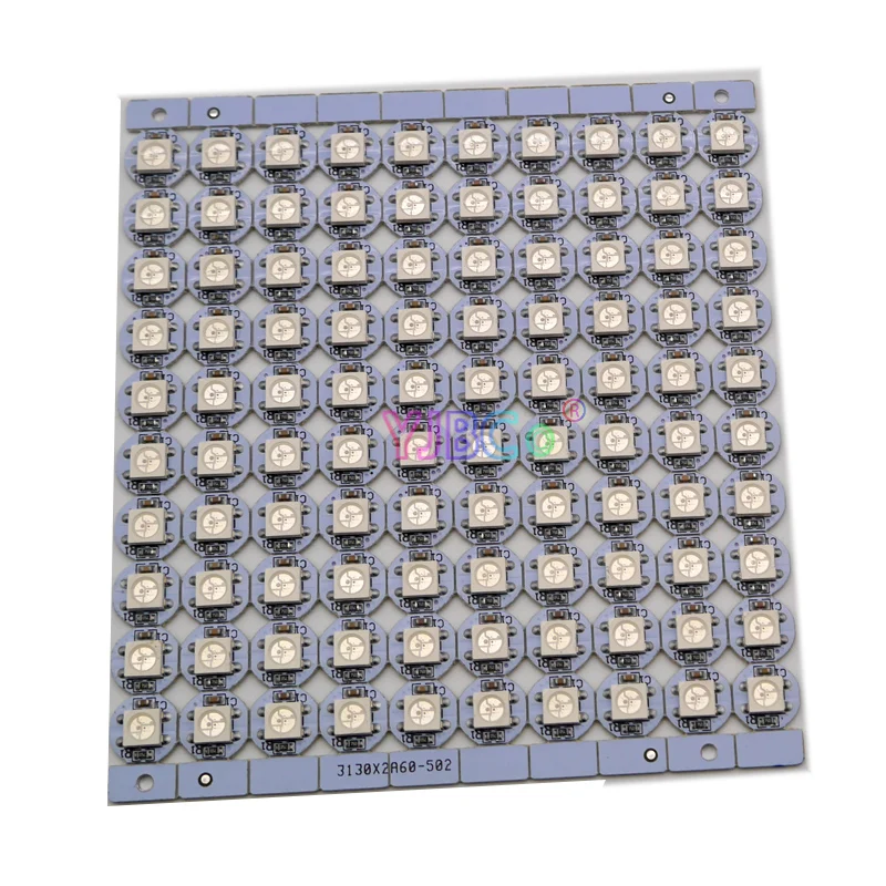 100 Pieces WS2812B LED Chip & Heatsink 5V WS2812 5050 RGB WS2811 IC Ingebouwde Pixels modules LED Light LED Modules LED Module