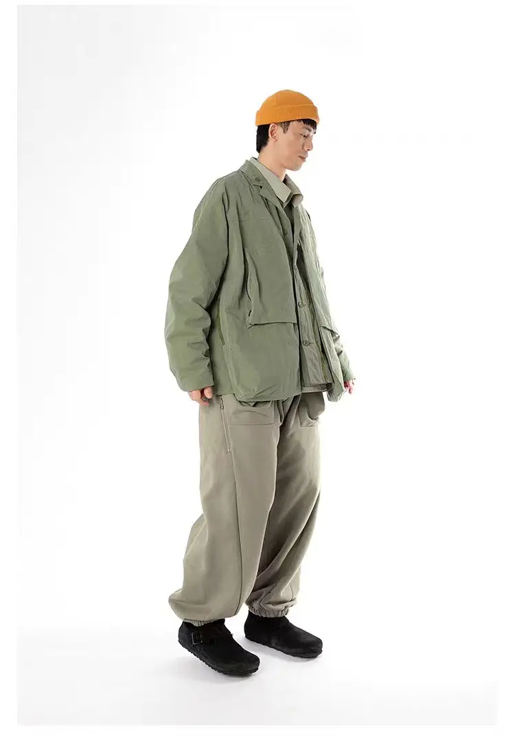 TMCAZ deformation layer multipocket jacket loose silhouette large front pockets light vintage effect gorpcore urban outdoor