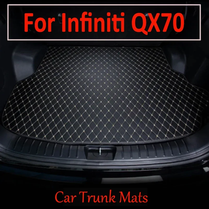 

Car trunk mat for Infiniti QX70 SUV 2013 2014 2015 2016 2017 cargo liner carpet interior accessories cover 1 order