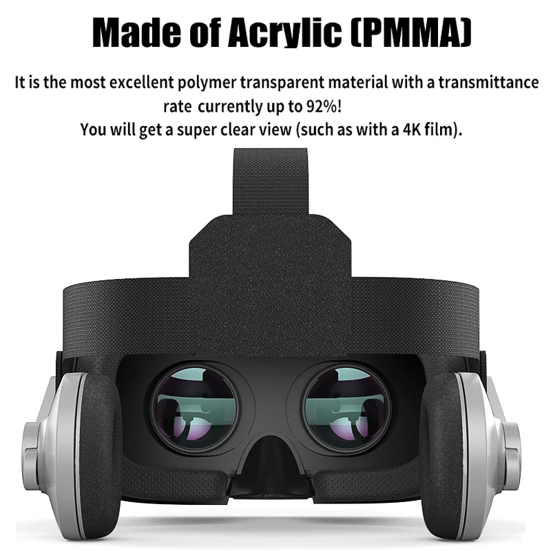 

3d Virtual Reality Glasses Vr Smart Glasses for 4.7-6 Inch Smart Phone for Video Game Virtual Reality Headset Helmet VR Devices