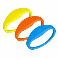 3pcs RFID Smart Chip 13.56MHZ Read-only Wristband Bracelet Waterproof Silicone Label 1K S50 Badge For Authorization System 2
