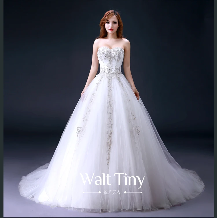 

vestido de noiva 2018 sexy sweetheart vintage bridal ball gown crystal beading robe de mariage mother of the bride dresses