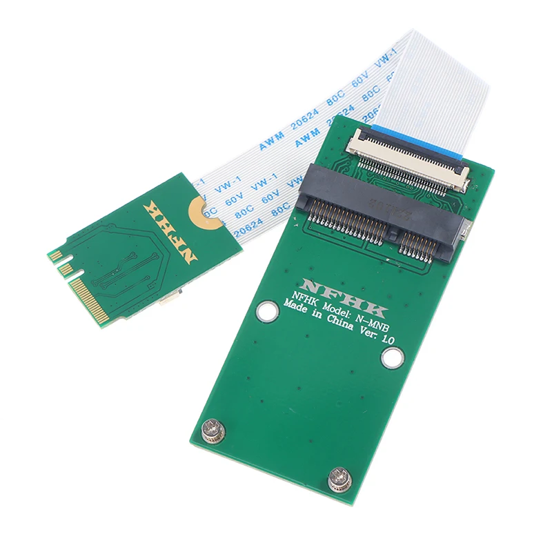 

Mini PCIe WiFi Card To A+E E Key M.2 WiFi Network Card Adapter Extension Cable