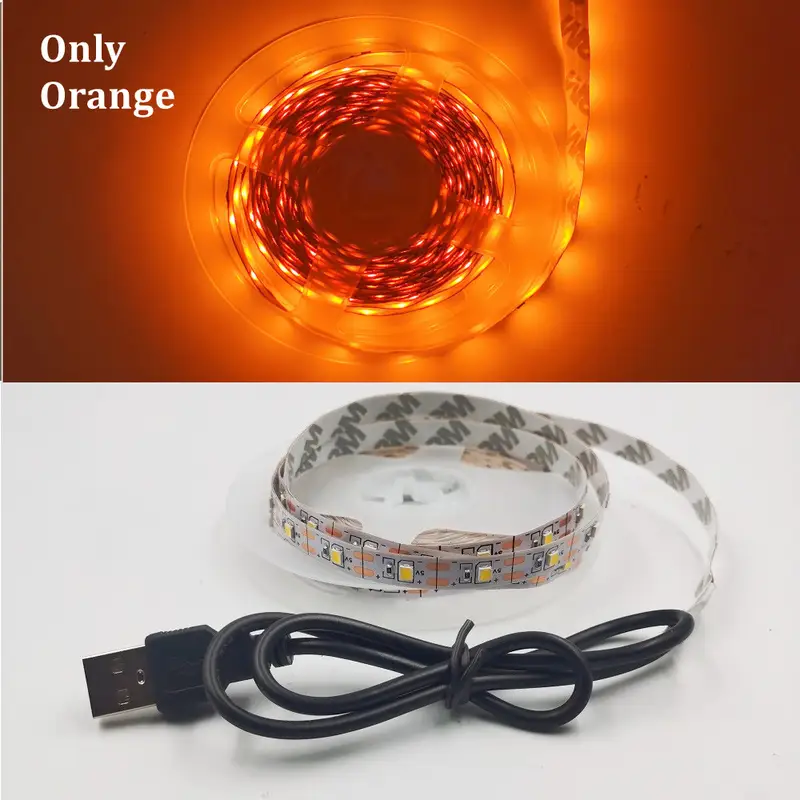 5M USB LED Strip Light 5V 3528 1 Meter 5 Meter Warm Cool White Pink Green Blue Red SMD Ribbon Ceiling Cabinet Light waterproof - Image 7