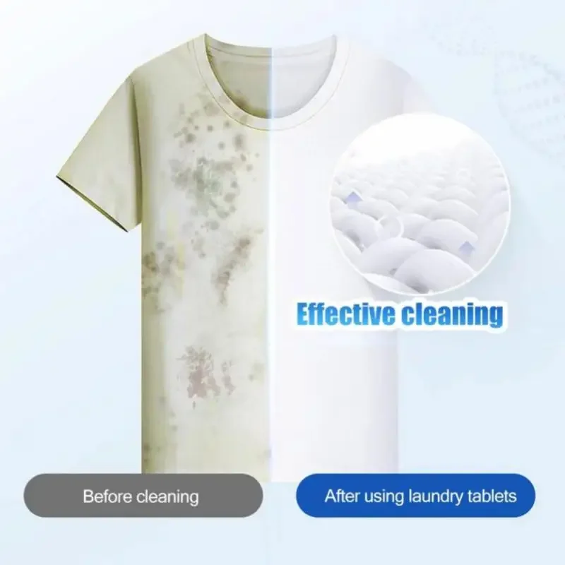 Concentrated Laundry Tablets Detergent Cleaning Sheet 1200PCS laundry tablets