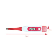 1pcs Medical thermometer Basal Body Oral Armpit or Rectal Electronic LCD Display Soft-head  wave-like Household mother and baby 1