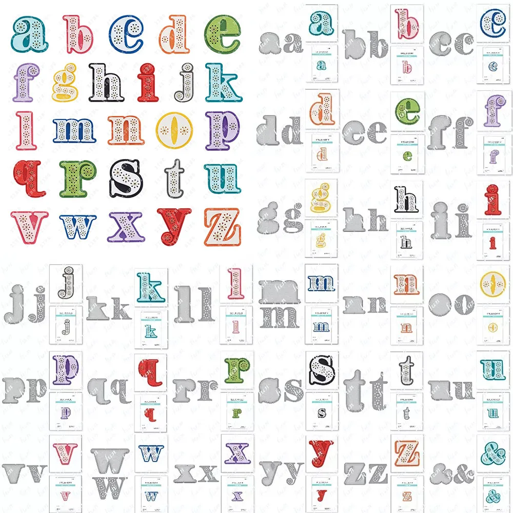 Scrapbooking Alphabet Dies Cutting Dies Alphabet Cutting Dies