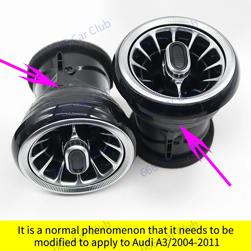 256 Colours Air Vents For Audi A3 S3 RS3 8V 8Y 8P 2004-2020 Car Dashboard Ambient Light LED Air Conditioner Outlet Nozzle Lamp