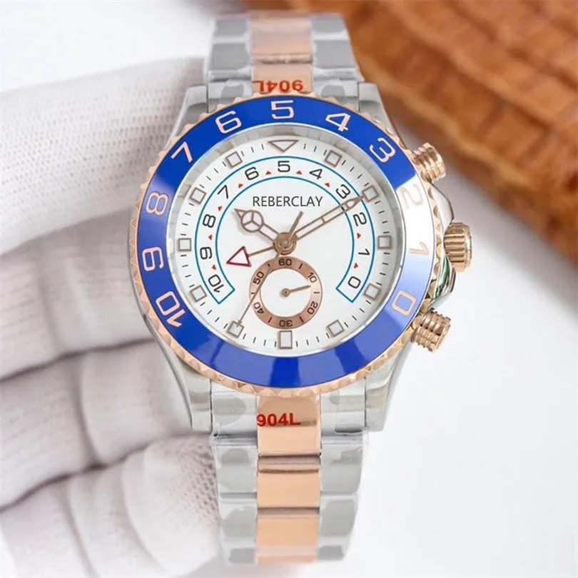 

Replica Watch 44MM High Quality Luxury Yacht Men's Watch Automatic Mechanical 904L Watch No Timing Function Waterproof