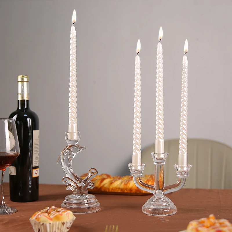 Crystal Candle Candlesticks Glass Crystal Candle Stand Candle Stand