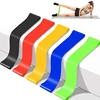 1/2/3/4/5pcs Tension Band Elastic Band Yoga Fitness Shaping Legs Core Exercise Strength Rehabilitation Training Resistance Band